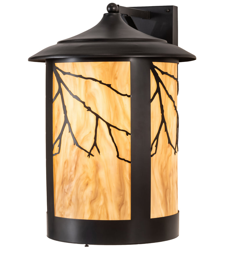 Meyda Tiffany 205263 Two Light Wall Sconce, Craftsman Brown And Oil Rubbed Bronze