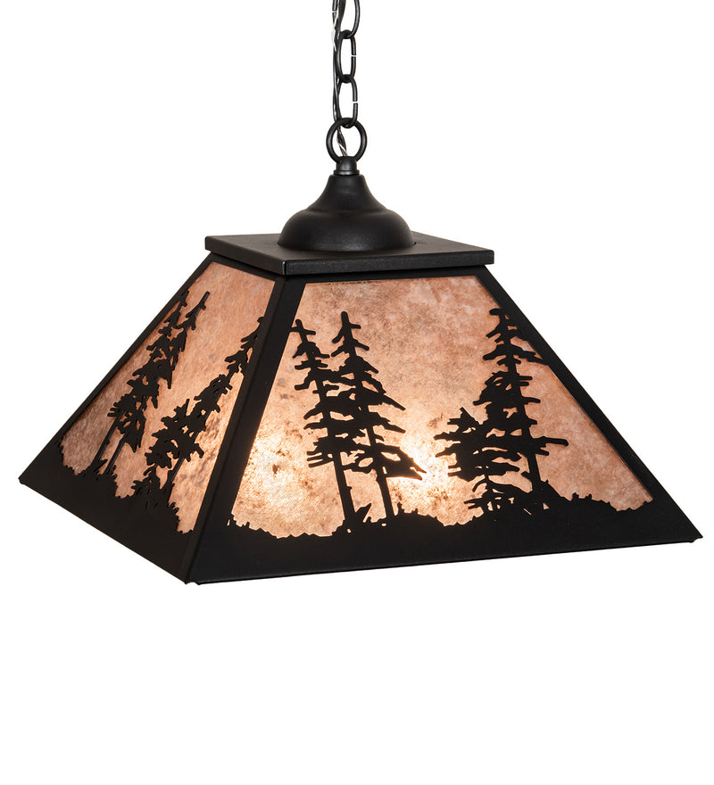 Meyda Tiffany 20903 Two Light Pendant, Textured Black
