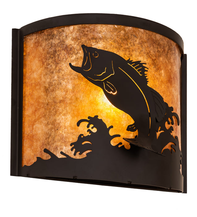 Meyda Tiffany 210341 One Light Wall Sconce, Oil Rubbed Bronze