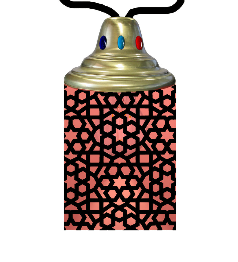 Meyda Tiffany 210706 One Light Lantern, Craftsman Brown