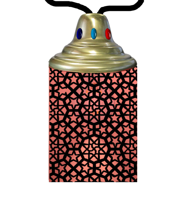 Meyda Tiffany 210708 One Light Lantern, Craftsman Brown