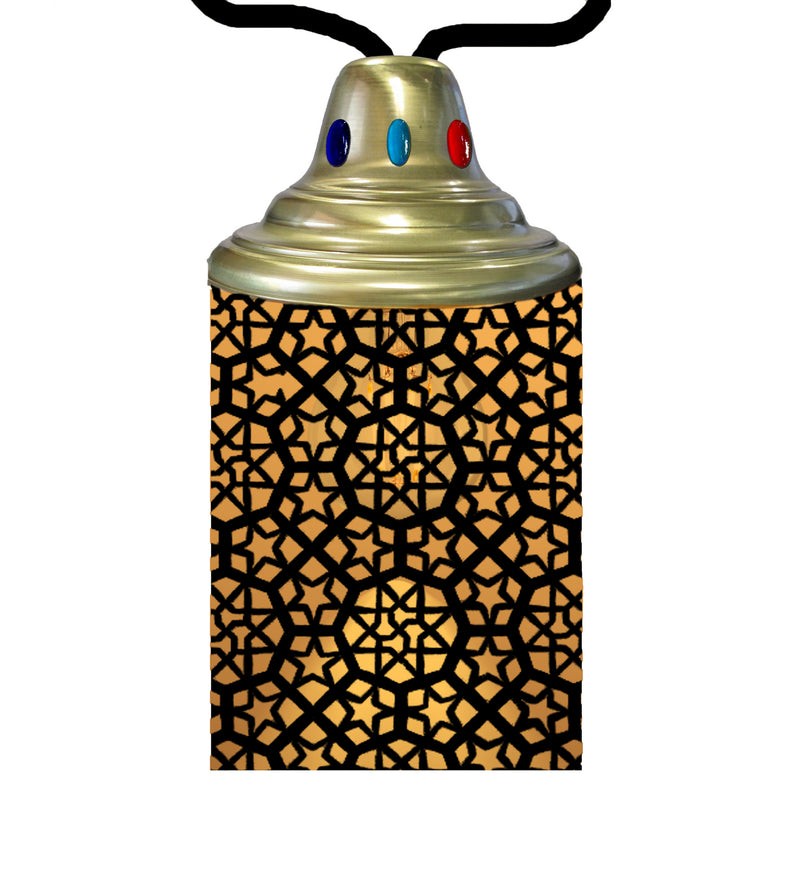 Meyda Tiffany 210713 One Light Lantern, Craftsman Brown