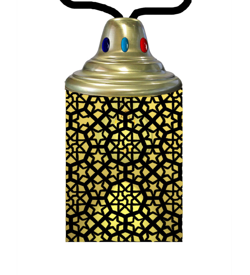 Meyda Tiffany 210715 One Light Lantern, Craftsman Brown