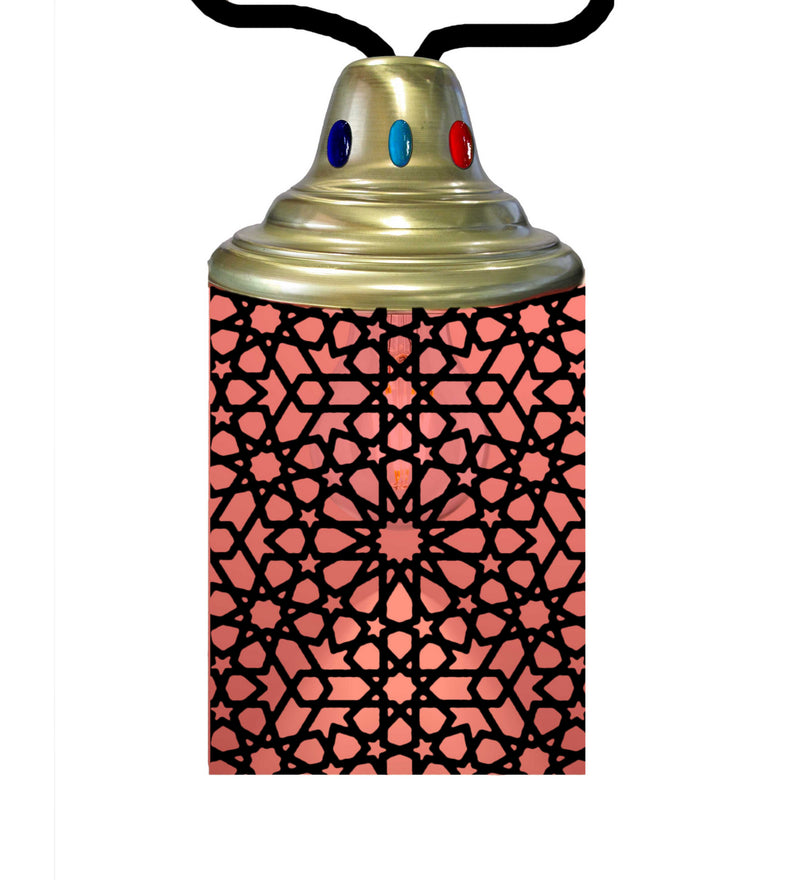 Meyda Tiffany 210716 One Light Lantern, Craftsman Brown