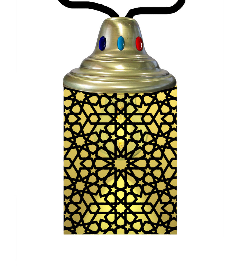 Meyda Tiffany 210718 One Light Lantern, Craftsman Brown