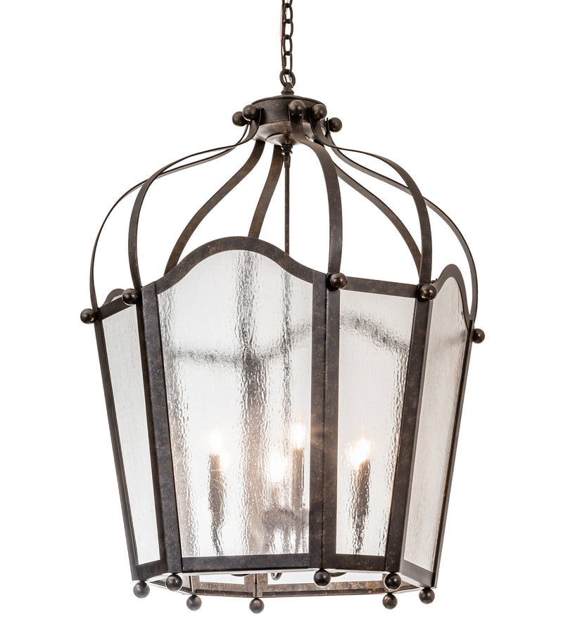 Meyda Tiffany 211361 Six Light Pendant, Golden Bronze