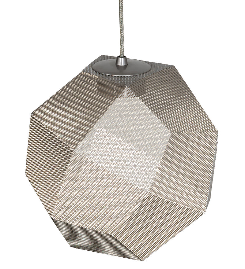 Meyda Tiffany 211423 One Light Pendant, Nickel