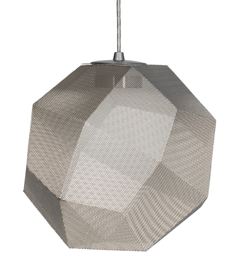 Meyda Tiffany 211423 One Light Pendant, Nickel