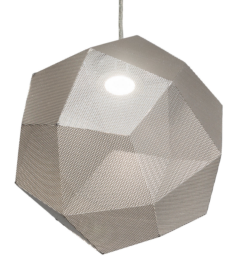 Meyda Tiffany 211423 One Light Pendant, Nickel