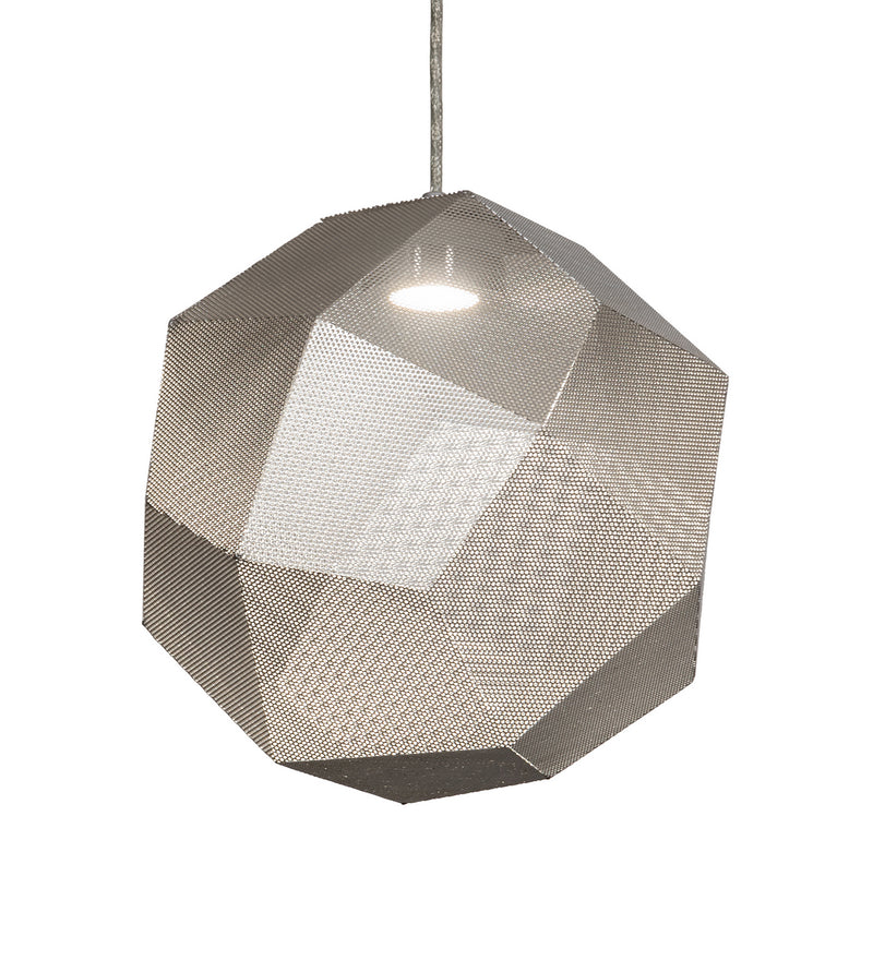 Meyda Tiffany 211423 One Light Pendant, Nickel