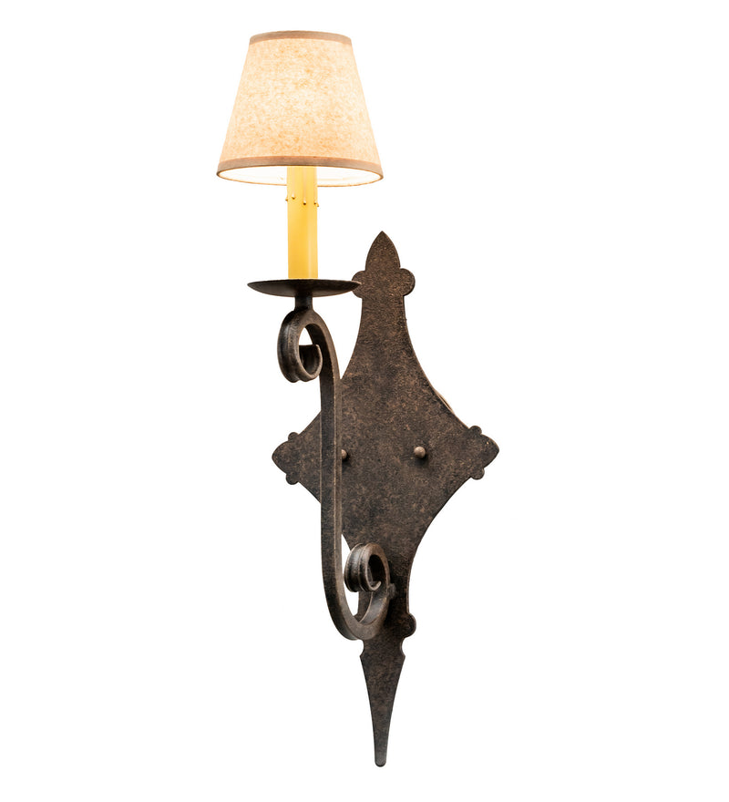 Meyda Tiffany 211470 One Light Wall Sconce, Antique,Custom