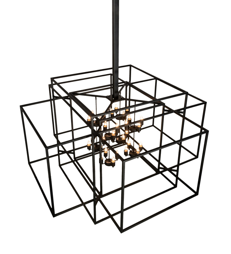 Meyda Tiffany 211638 32 Light Pendant, Textured Black