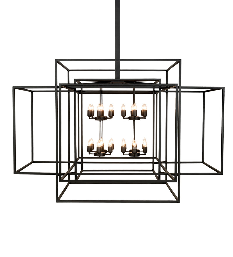Meyda Tiffany 211638 32 Light Pendant, Textured Black