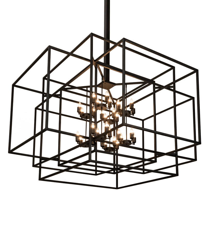 Meyda Tiffany 211638 32 Light Pendant, Textured Black