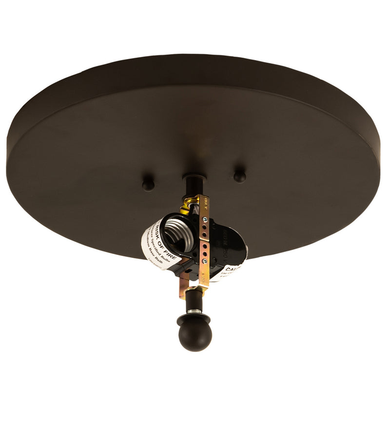 Meyda Tiffany 211891 Two Light Flushmount, Oil Rubbed Bronze