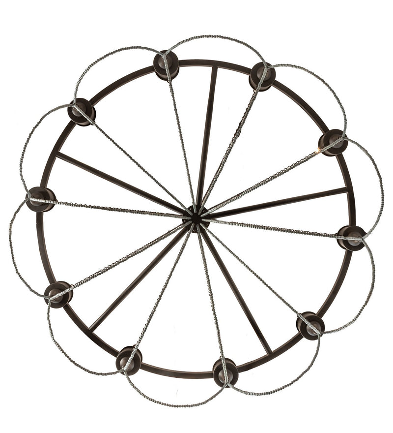 Meyda Tiffany 212031 Ten Light Chandelier, Oil Rubbed Bronze
