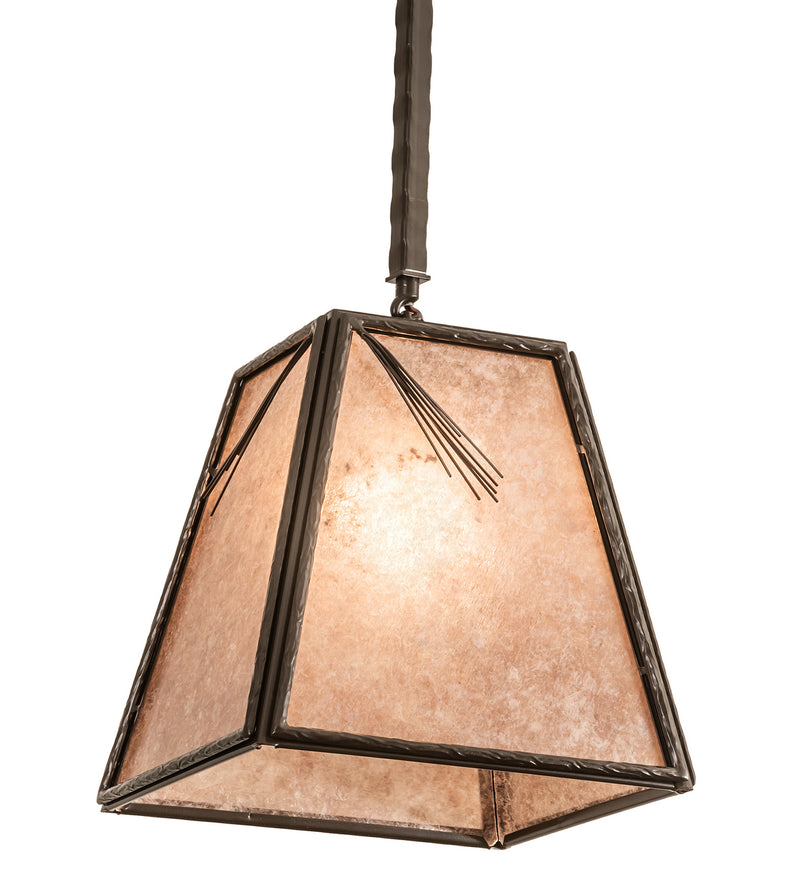 Meyda Tiffany 212044 One Light Pendant, Timeless Bronze