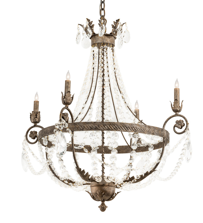 Meyda Tiffany 212391 Four Light Chandelier, Corinth