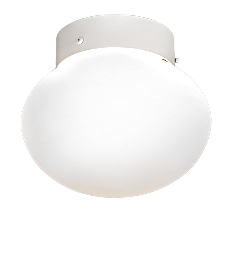 Meyda Tiffany 212393 One Light Flushmount, White