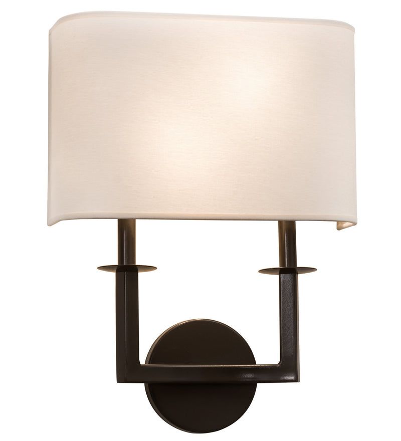Meyda Tiffany 212420 Two Light Wall Sconce, Timeless Bronze