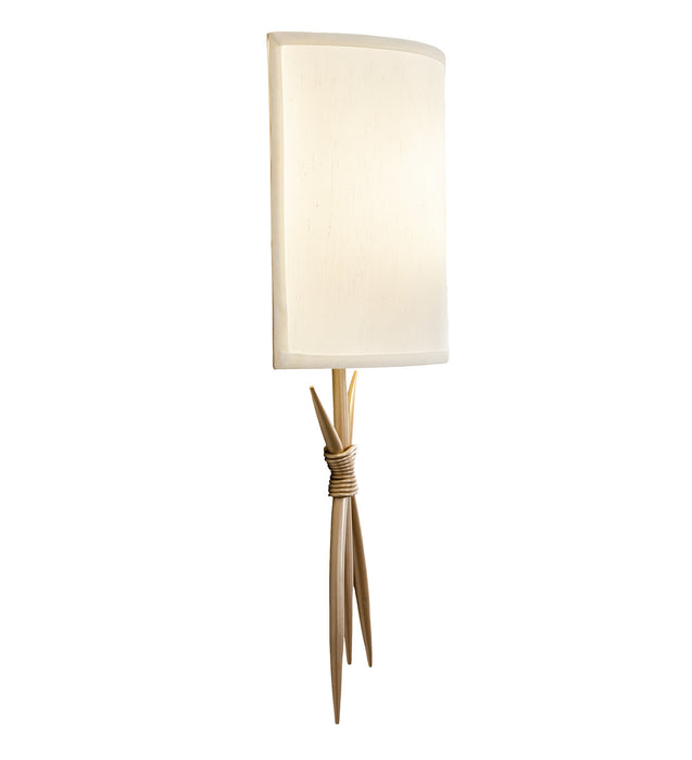 Meyda Tiffany 212639 One Light Wall Sconce, Champagne Silver Metallic