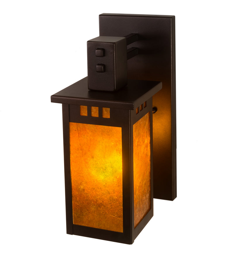 Meyda Tiffany 212851 One Light Wall Sconce, Mahogany Bronze