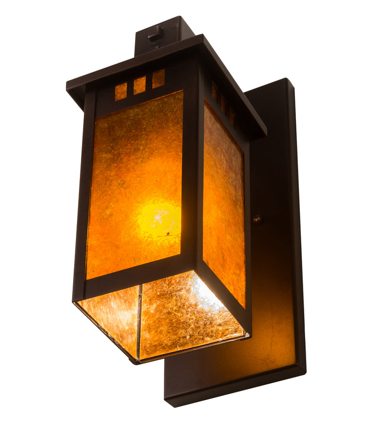Meyda Tiffany 212851 One Light Wall Sconce, Mahogany Bronze