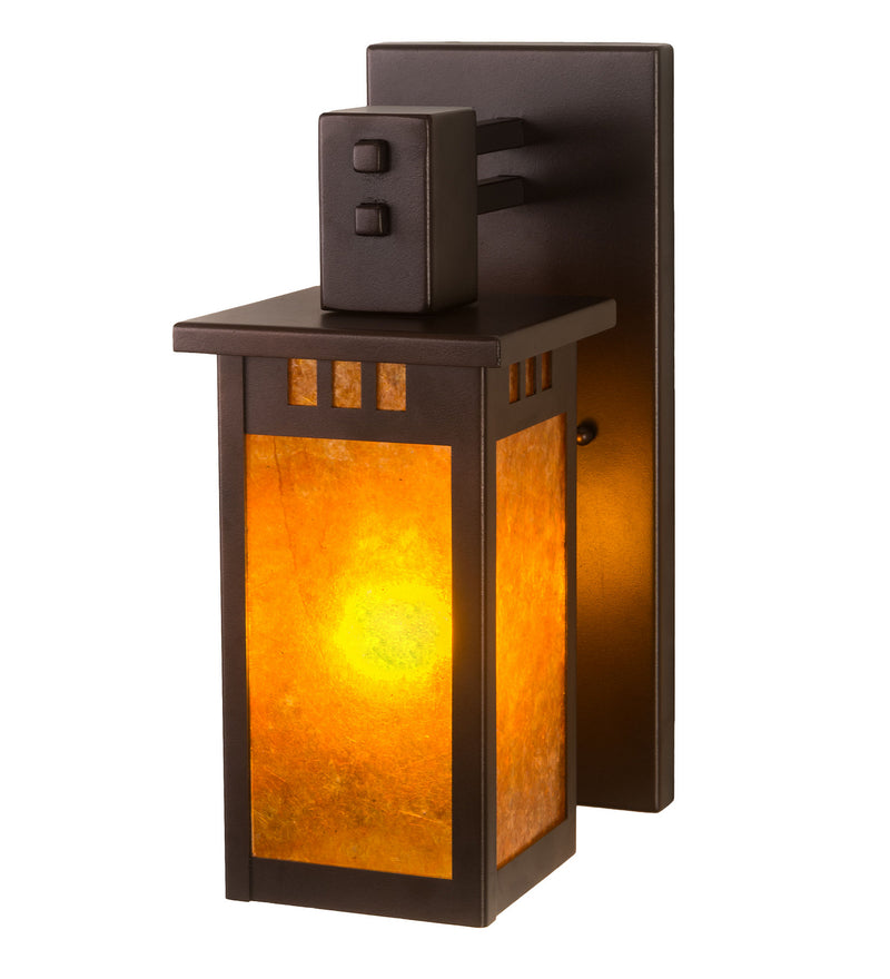 Meyda Tiffany 212851 One Light Wall Sconce, Mahogany Bronze