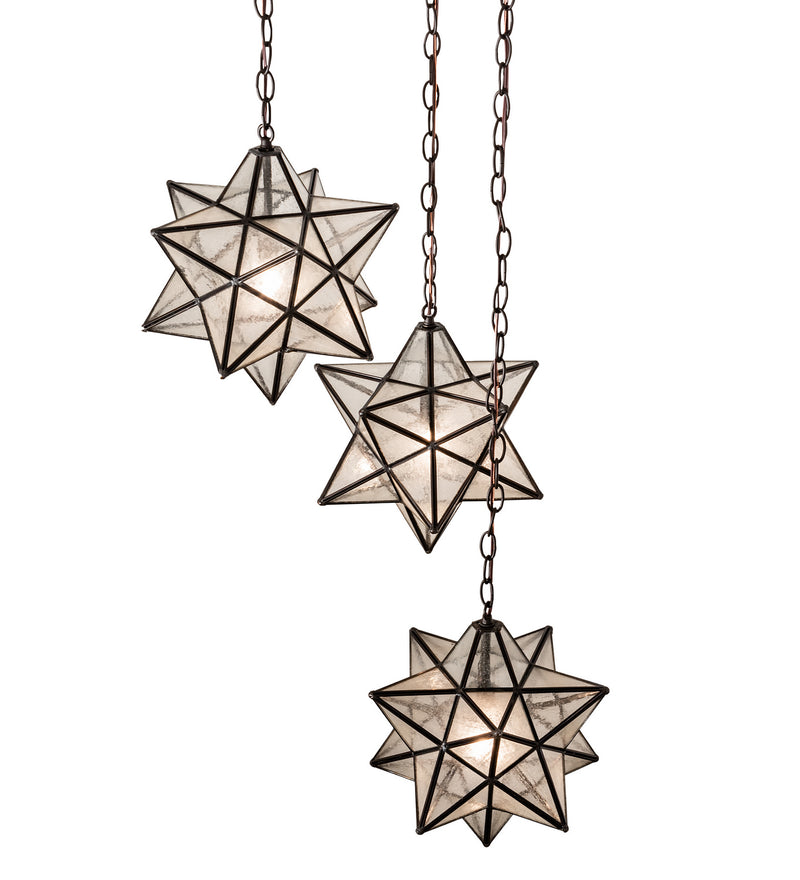 Meyda Tiffany 213235 Three Light Pendant, Oil Rubbed Bronze