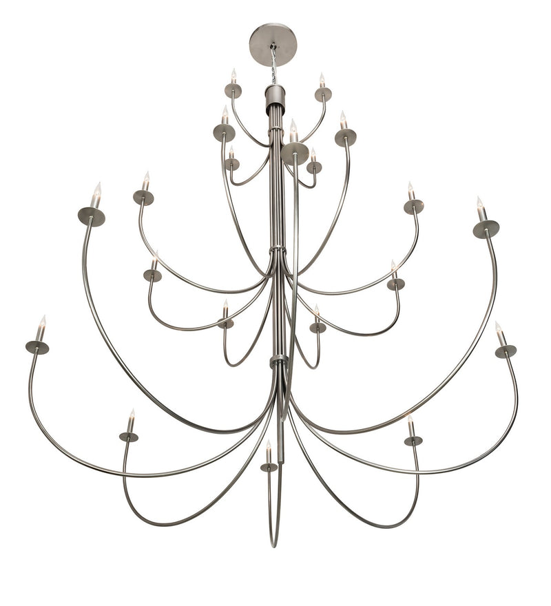 Meyda Tiffany 213325 20 Light Chandelier, Nickel