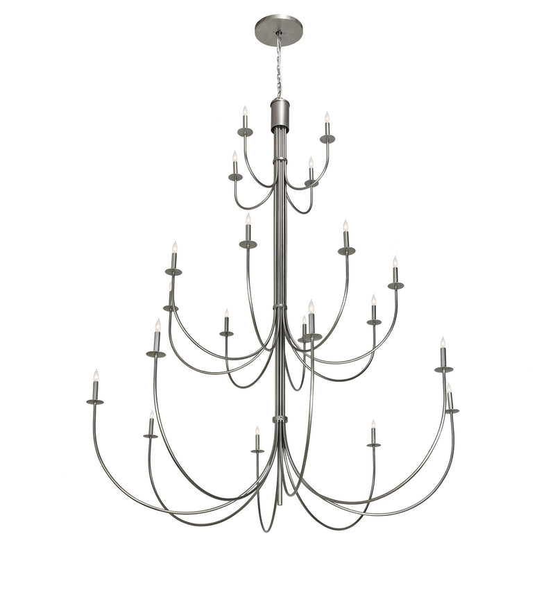 Meyda Tiffany 213325 20 Light Chandelier, Nickel
