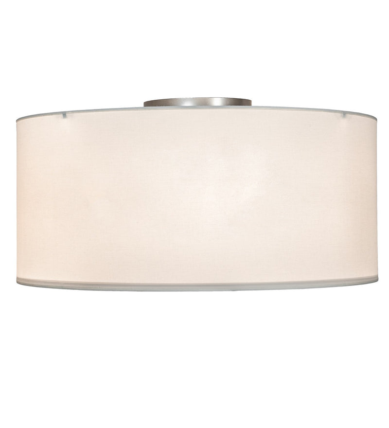 Meyda Tiffany 213390 Six Light Semi-Flushmount, Nickel