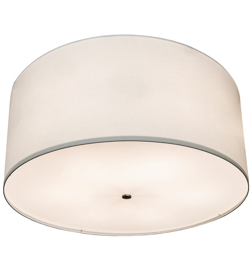 Meyda Tiffany 213390 Six Light Semi-Flushmount, Nickel