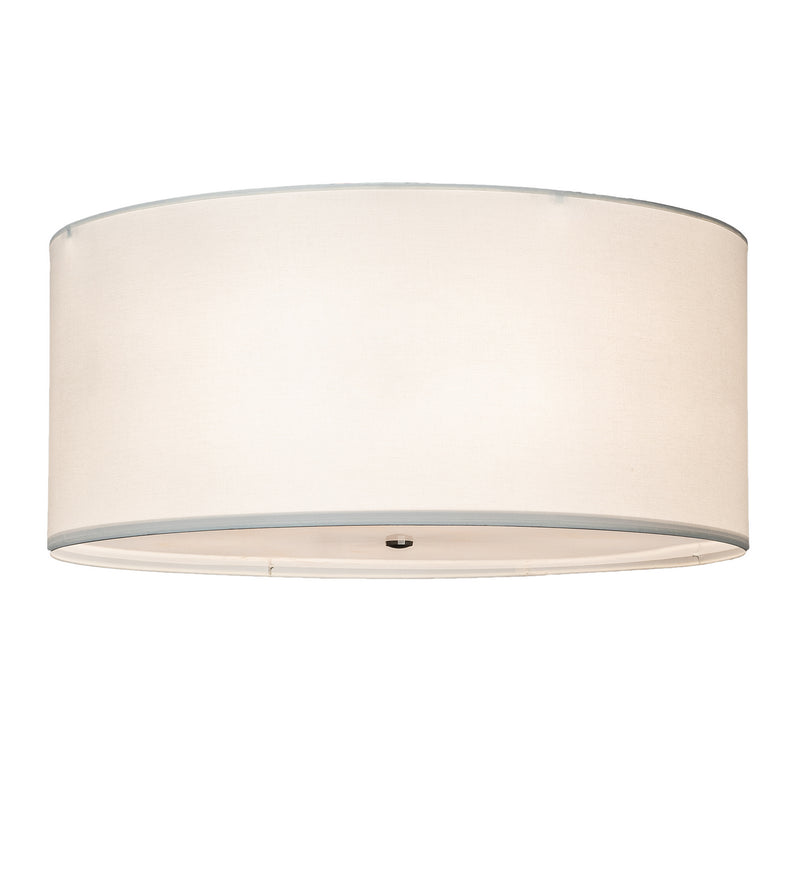 Meyda Tiffany 213390 Six Light Semi-Flushmount, Nickel