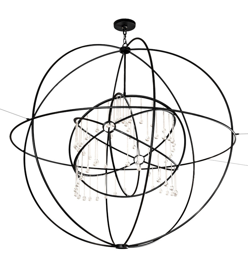 Meyda Tiffany 213417 Hanging Sculpture, Textured Black