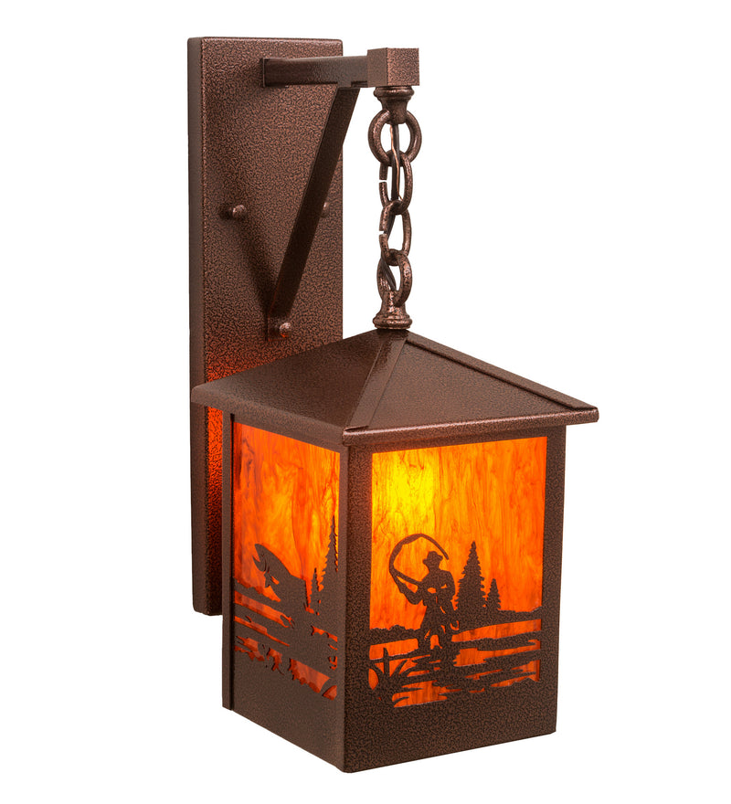 Meyda Tiffany 213956 One Light Wall Sconce, New Copper Vein