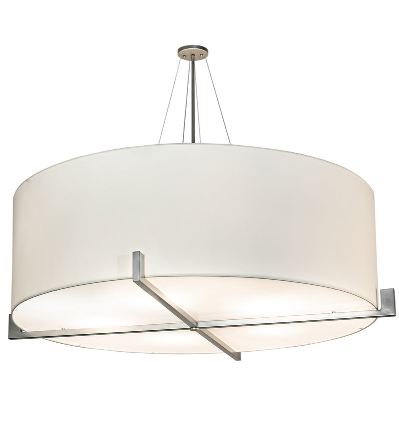 Meyda Tiffany 214021 Ten Light Pendant, Brushed Nickel