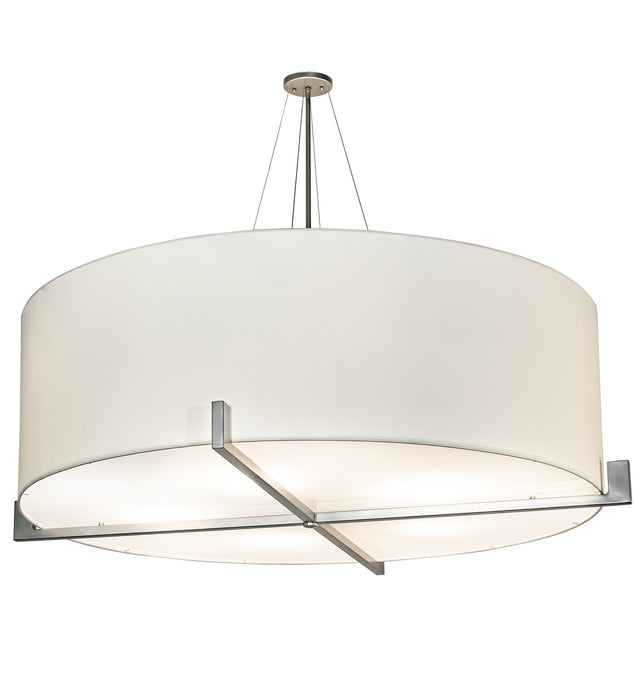 Meyda Tiffany 214021 Ten Light Pendant, Brushed Nickel