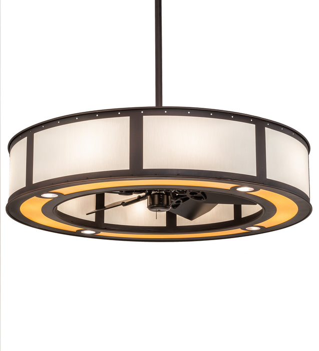 Meyda Tiffany 214032 45"Chandel-Air, Mahogany Bronze