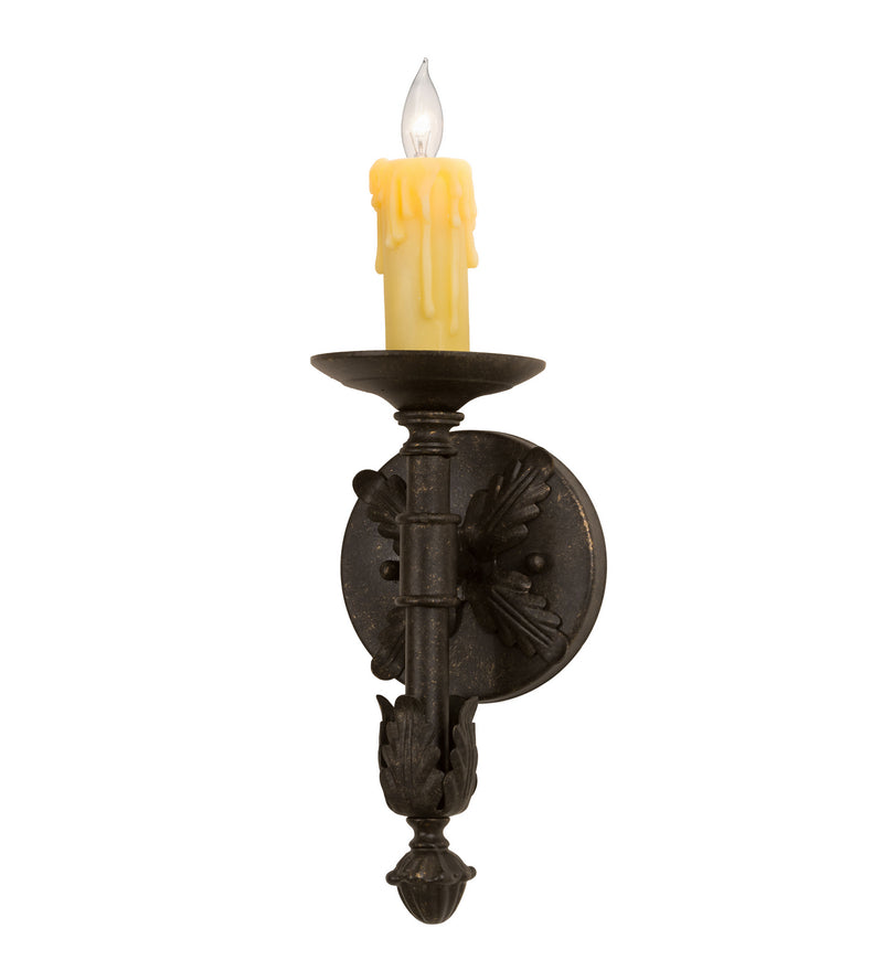 Meyda Tiffany 214075 One Light Wall Sconce, Golden Bronze