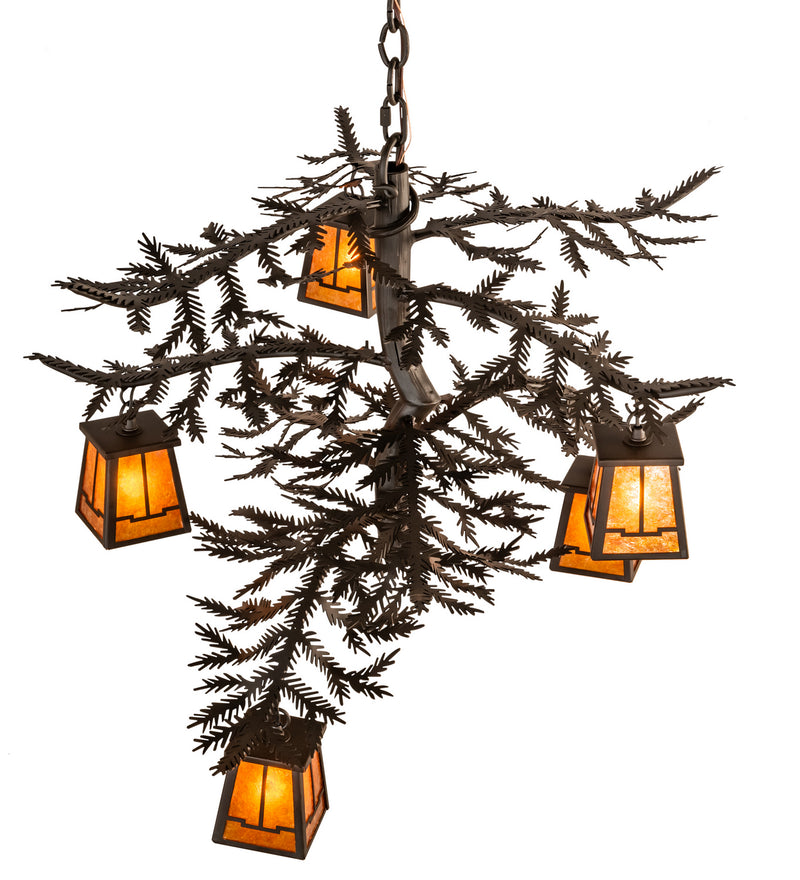 Meyda Tiffany 214291 Five Light Chandelier, Oil Rubbed Bronze