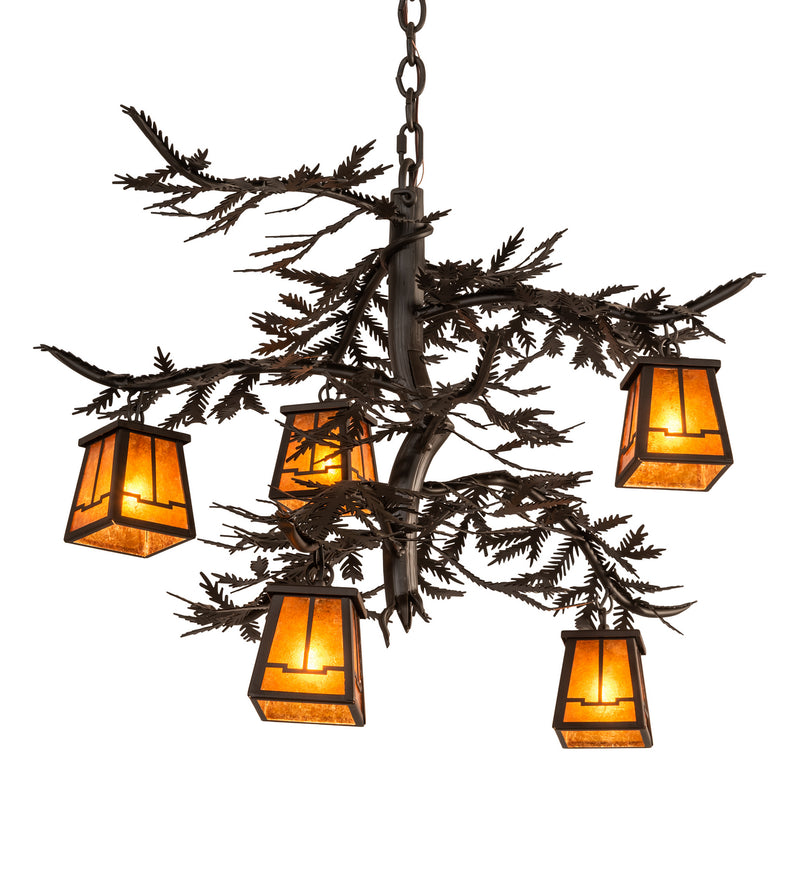 Meyda Tiffany 214291 Five Light Chandelier, Oil Rubbed Bronze