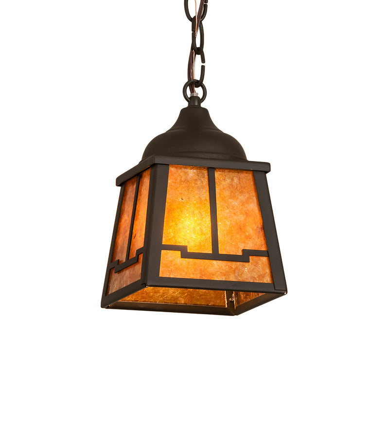 Meyda Tiffany 214304 One Light Pendant, Oil Rubbed Bronze