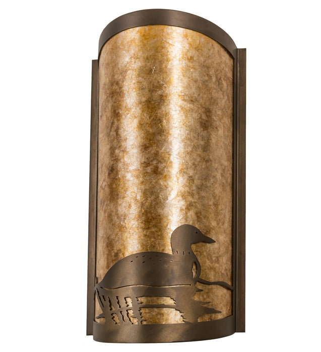 Meyda Tiffany 214484 Two Light Wall Sconce, Antique Copper