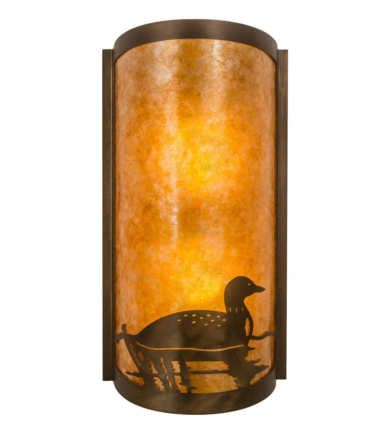 Meyda Tiffany 214484 Two Light Wall Sconce, Antique Copper