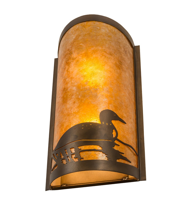 Meyda Tiffany 214484 Two Light Wall Sconce, Antique Copper