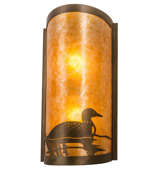 Meyda Tiffany 214484 Two Light Wall Sconce, Antique Copper