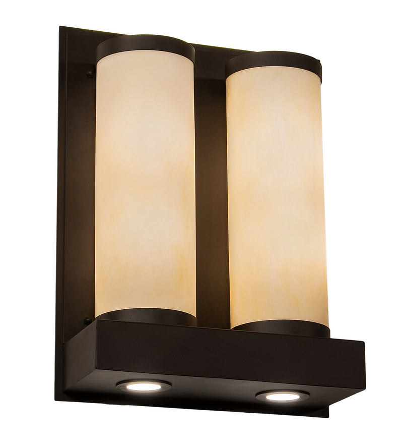 Meyda Tiffany 214488 Four Light Wall Sconce, Oil Rubbed Bronze