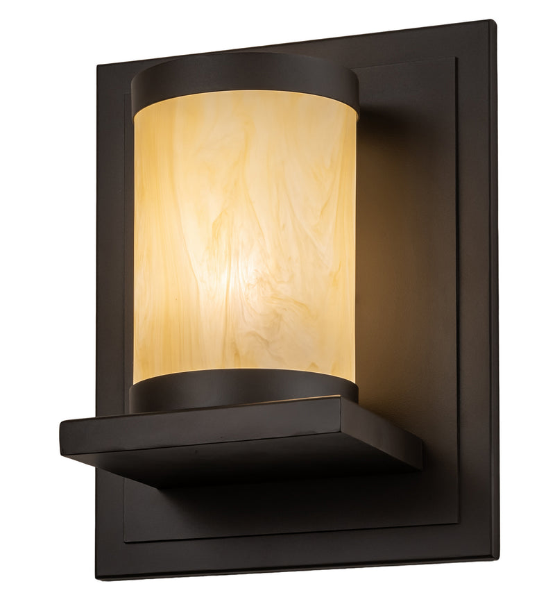Meyda Tiffany 214547 One Light Wall Sconce, Oil Rubbed Bronze