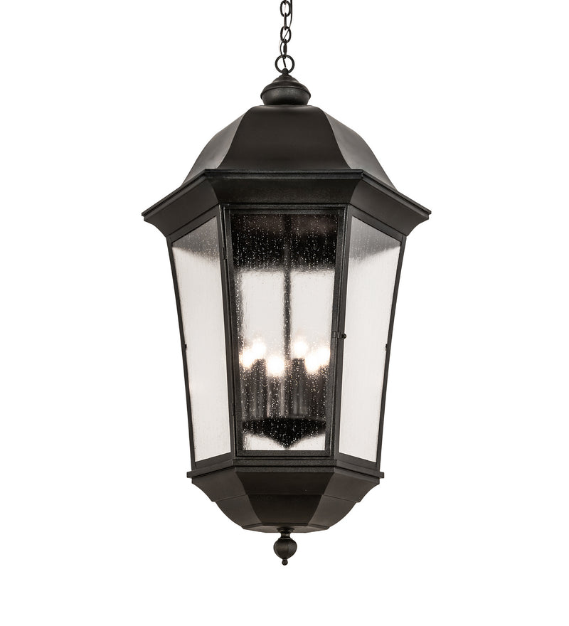 Meyda Tiffany 215098 Six Light Pendant, Textured Black